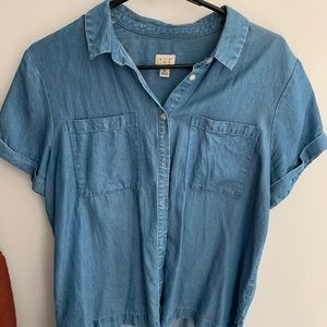 Super cute jean shirt
